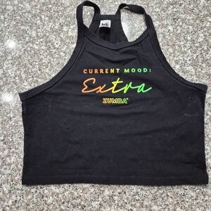 Zumba Black Crop Top